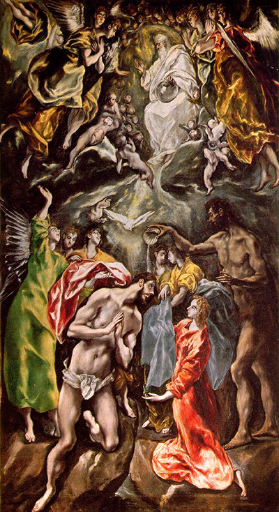 Baptism of Christ El Greco